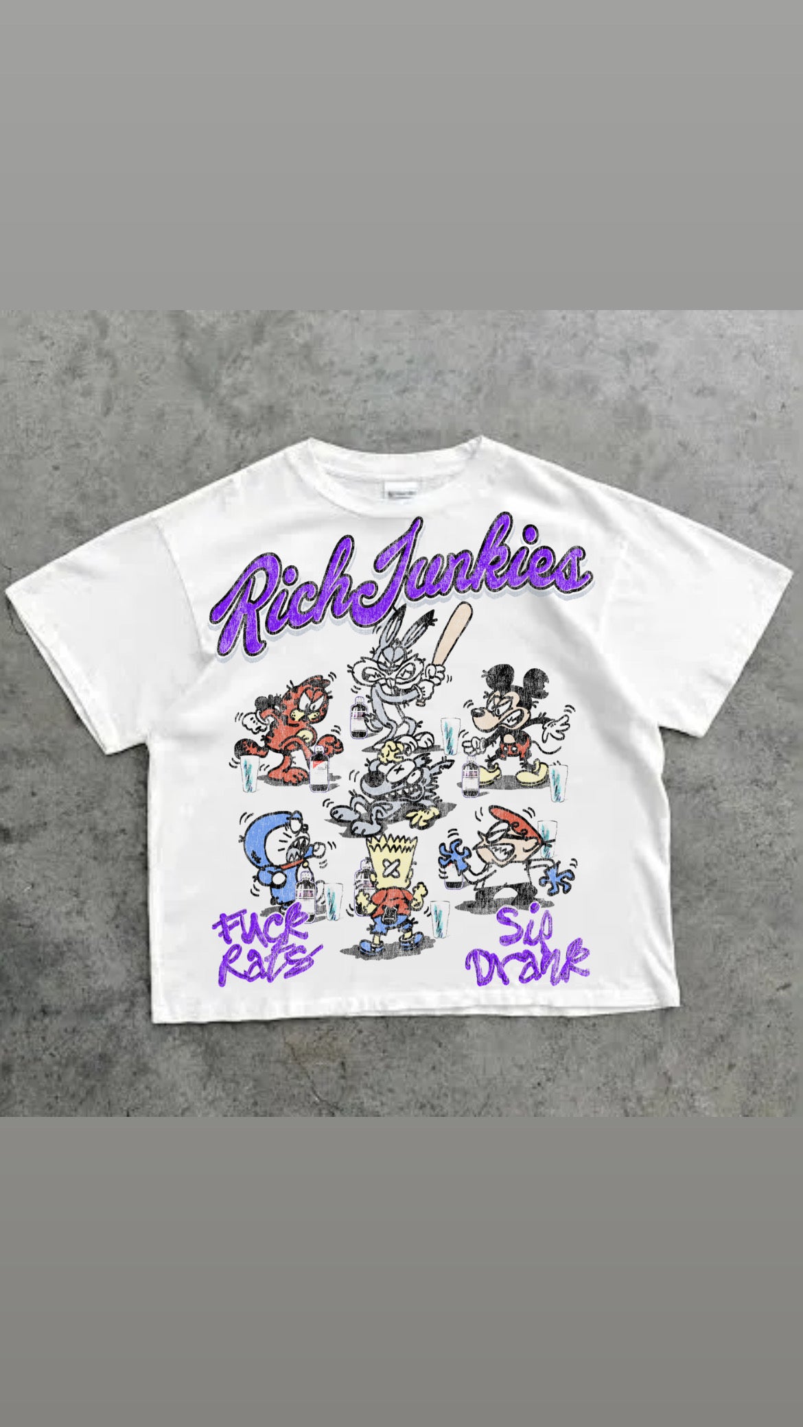 Sip drank fuck rats tee