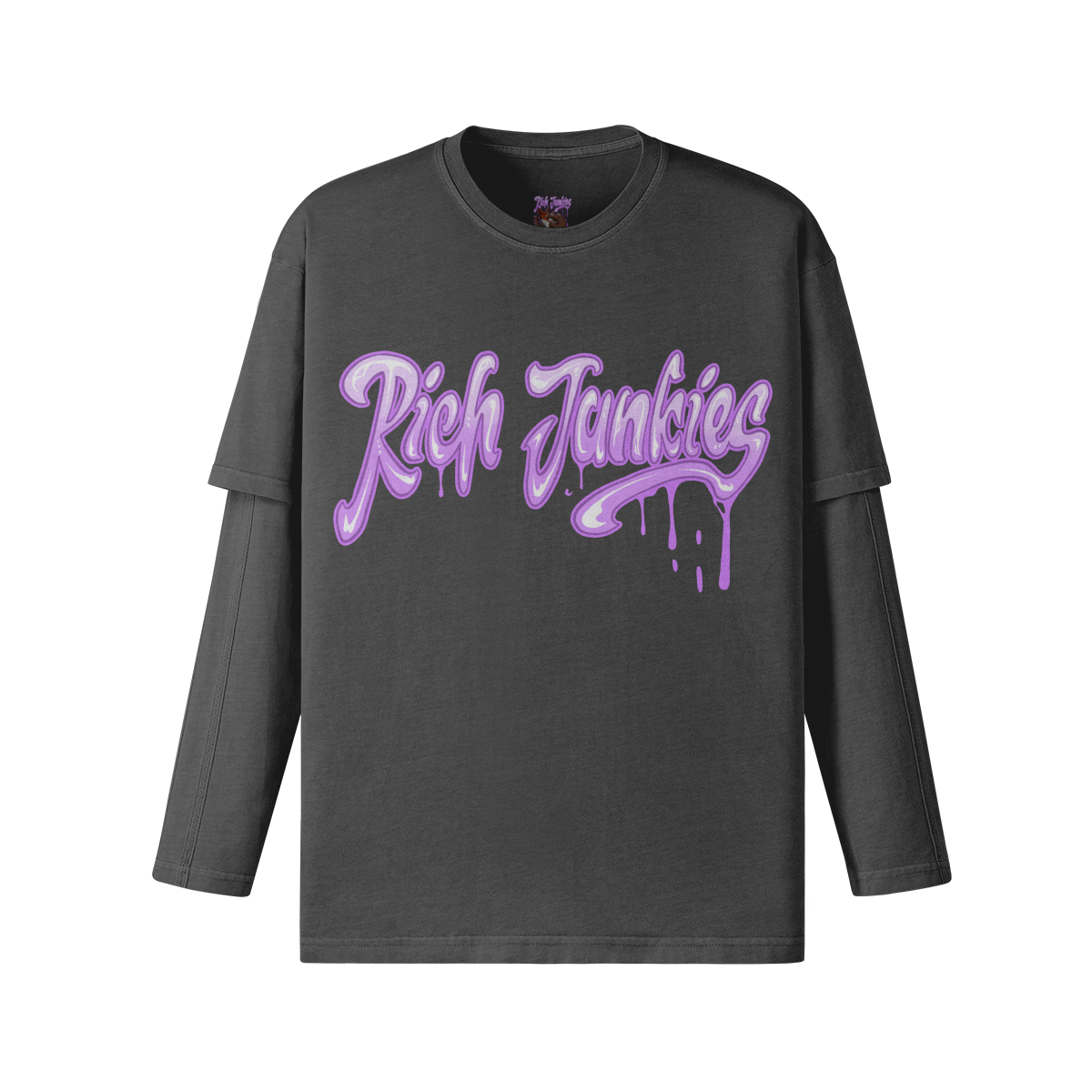 Script Two-Piece Long Sleeve Tee