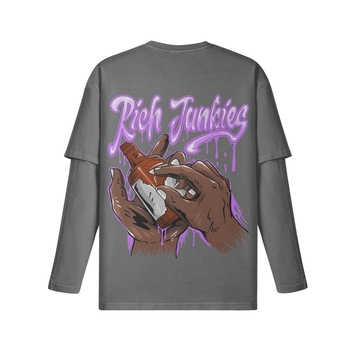 Script Two-Piece Long Sleeve Tee