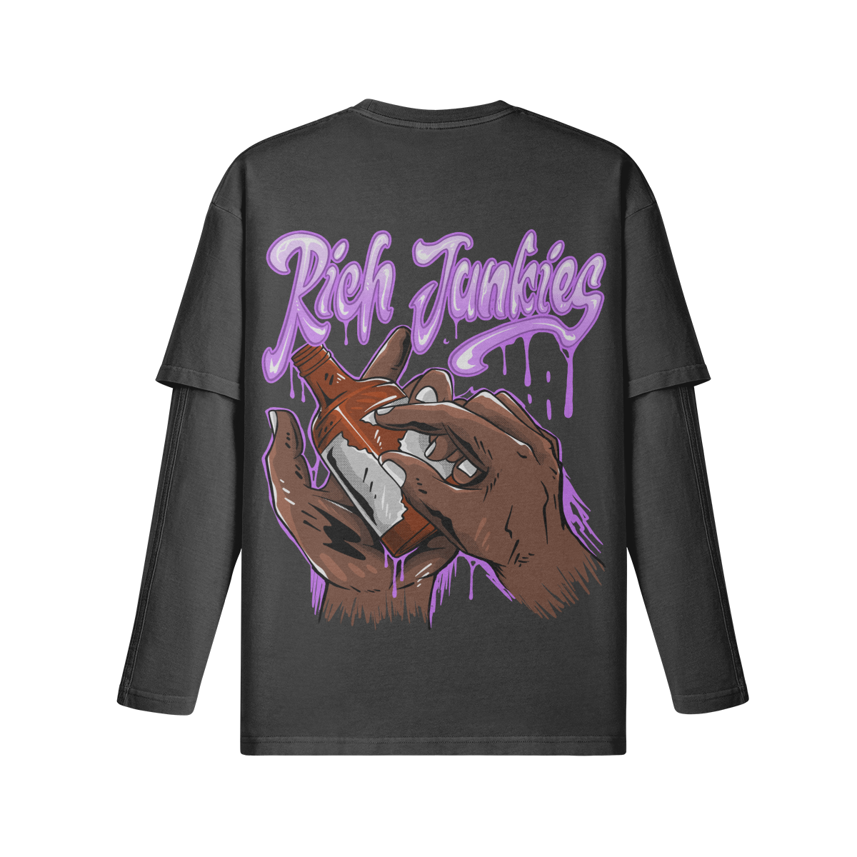 Script Two-Piece Long Sleeve Tee